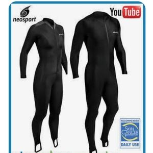 Neosport Swim Unisex Wetsuit Sports Skin Suit 50+ Uv Shield Full Body Sz M